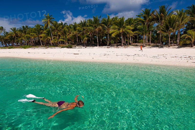 Snorkeling off Fadol Island