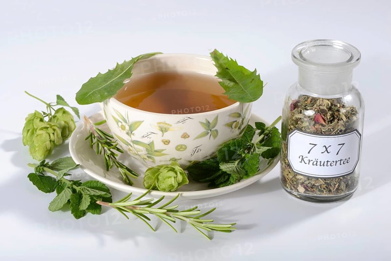 Cup 7 x 7 herbal tea