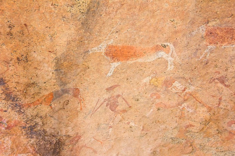 Rock drawing
