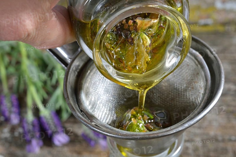 Production Lavender oil