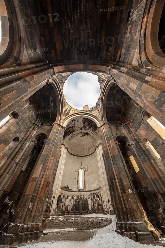 Kars Fethiye Mosque in Ani. Ani is a ruined medieval Armenian town