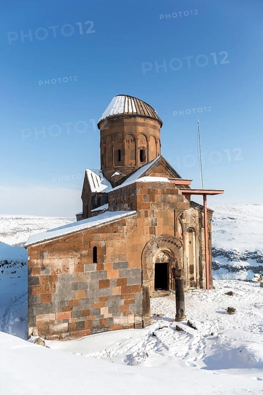 Tigran Honent's church in Ani is a ruined medieval Armenian town