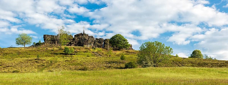 Landscape in the Harz foreland