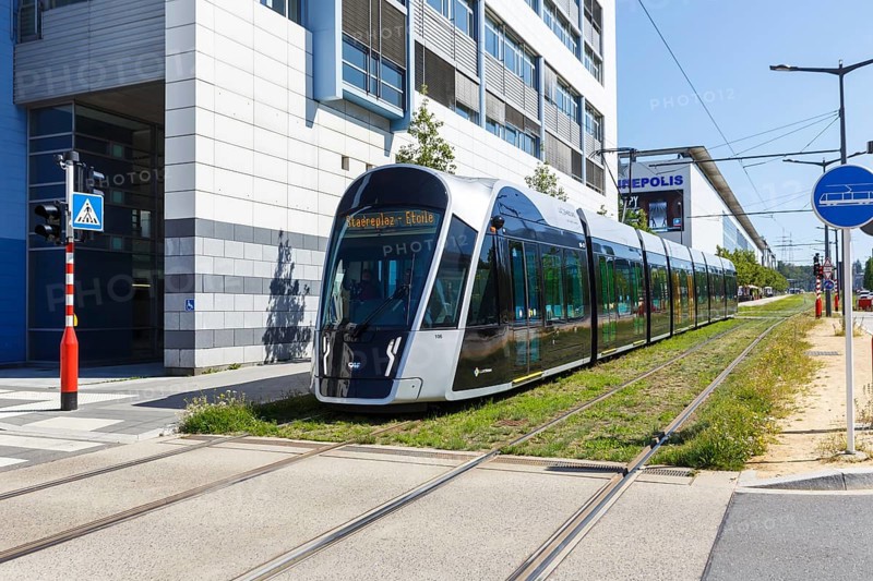 Tram Luxtram tramway tramway local transport
