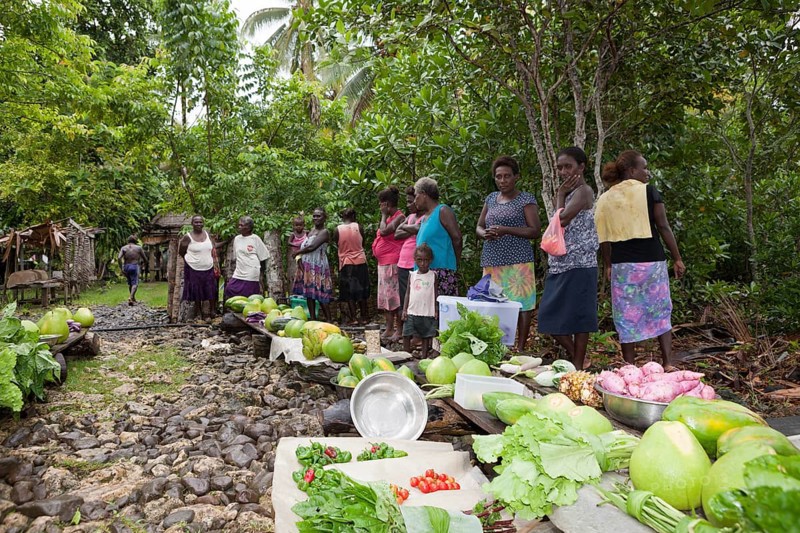 Market on Telina Island