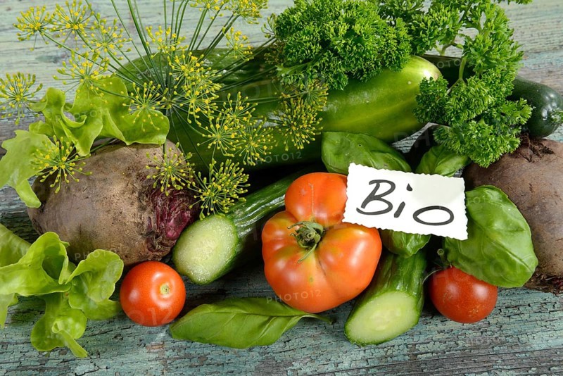 Various organic vegetables