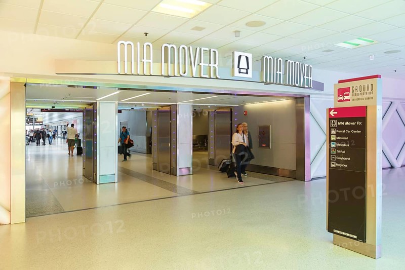 MIA People Mover stop at Miami Airport