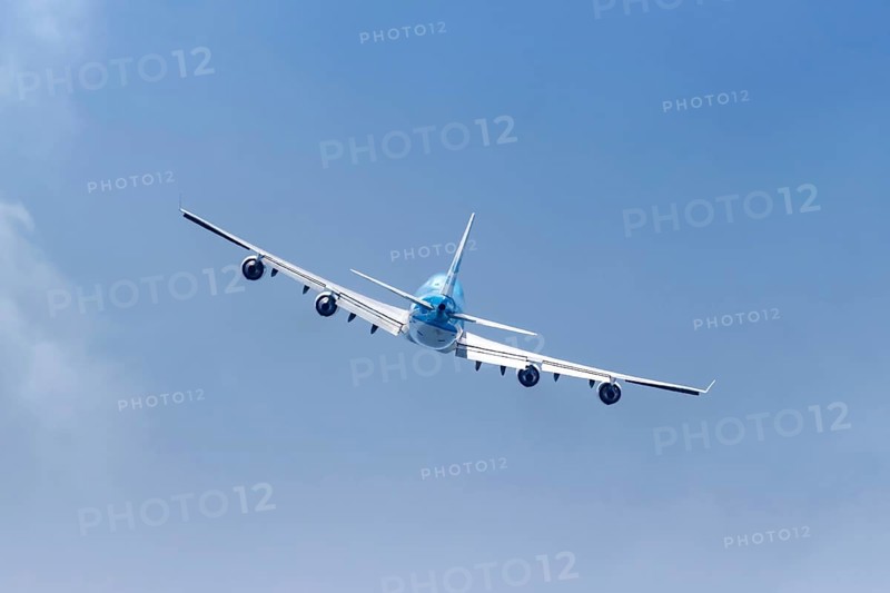A KLM Asia Boeing 747-400 with the registration PH-BFY at Sint Maarten airport