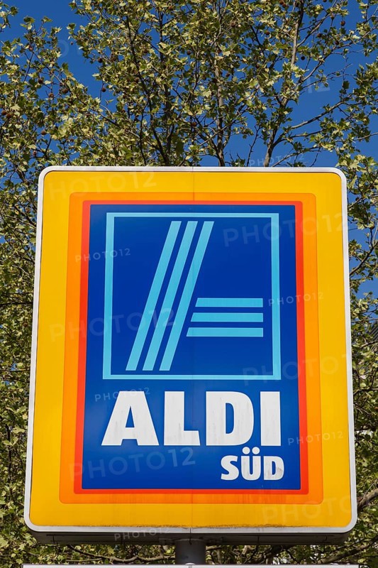 Aldi Sued logo symbol sign supermarket store discount store