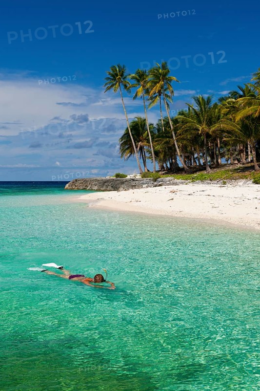 Snorkeling off Fadol Island