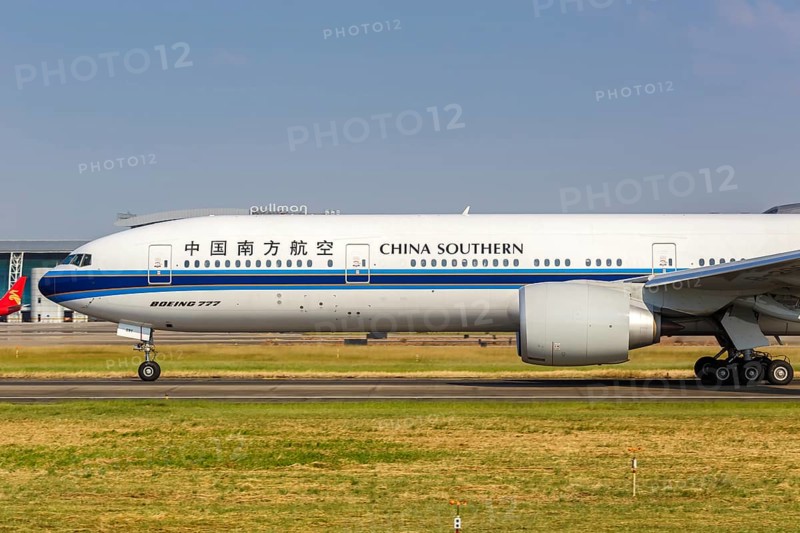 China Southern Airlines Boeing 777-300ER aircraft registration B-209Y at Guangzhou Airport