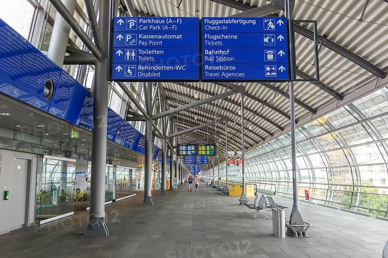Terminal of Leipzig/Halle Airport
