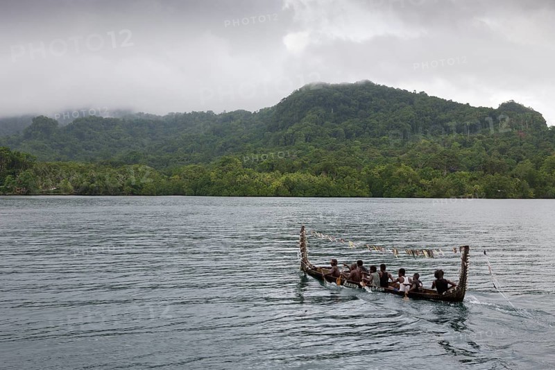 Telina Island locals greet visitors