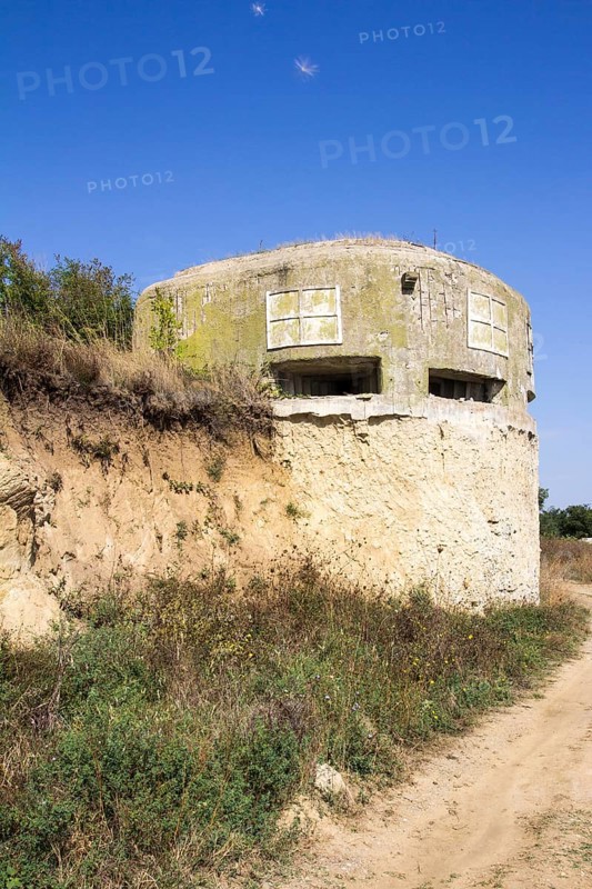 Military bunker on the beach of Obzor