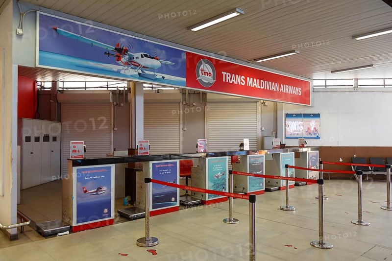 Check-in counter of TMA
