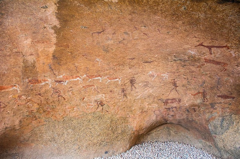 Rock drawing