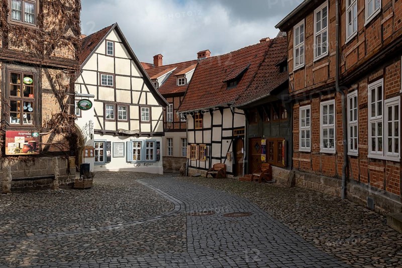 Half-timbered houses in Finkenherd