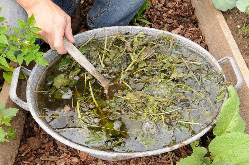 Man produces herbal muck