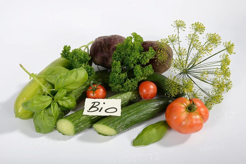 Various organic vegetables