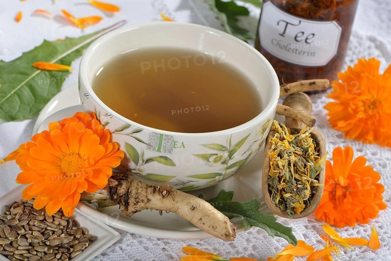 Cholesterol regulating tea