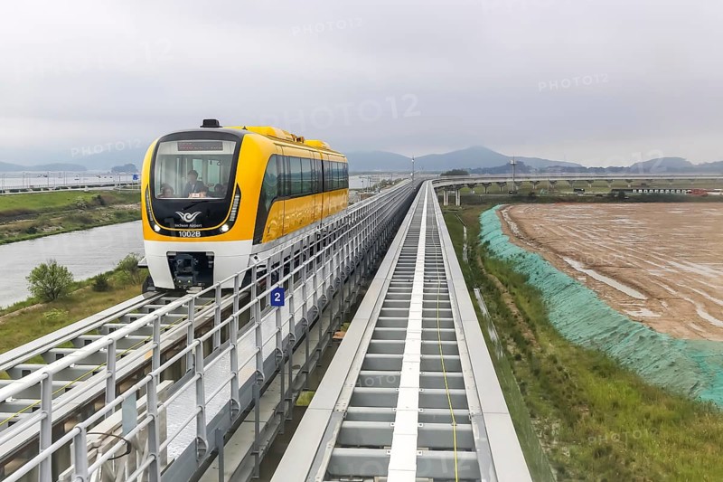 A Maglev train at Seoul Incheon Airport