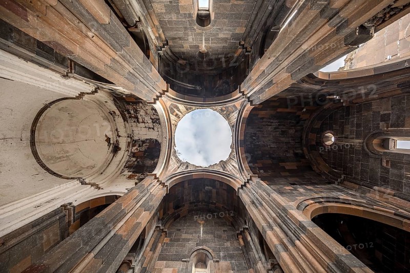 Kars Fethiye Mosque in Ani. Ani is a ruined medieval Armenian town