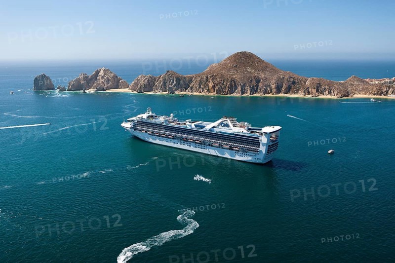 Cruise ship off Cabo San Lucas