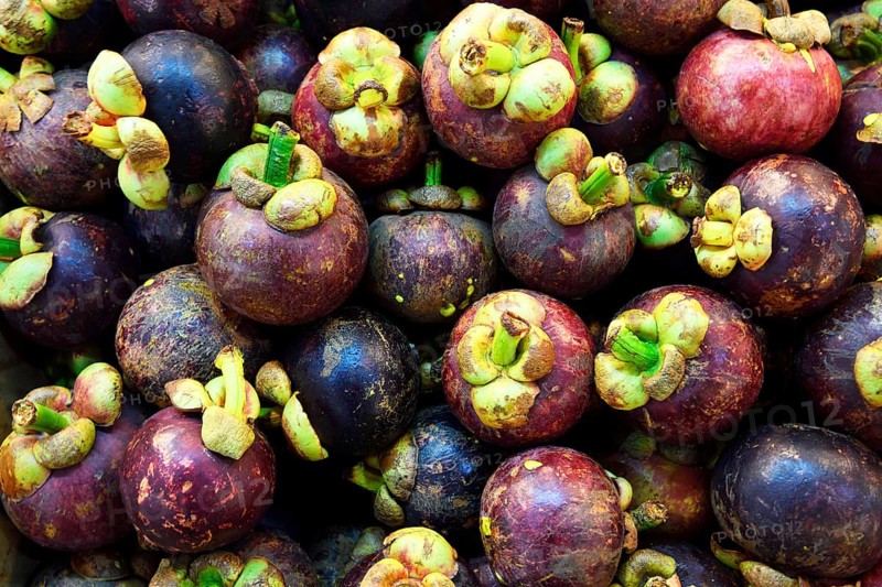 Mangosteen at the Banzaan Fresh Market