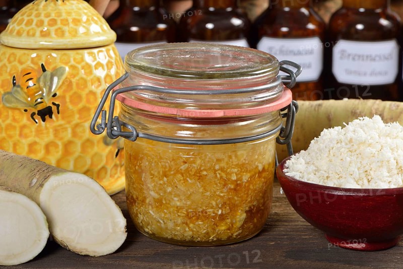 Production horseradish syrup