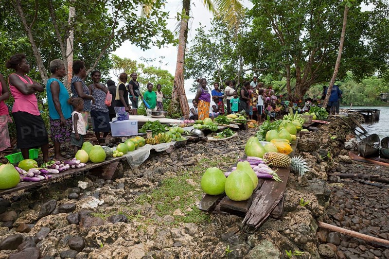Market on Telina Island