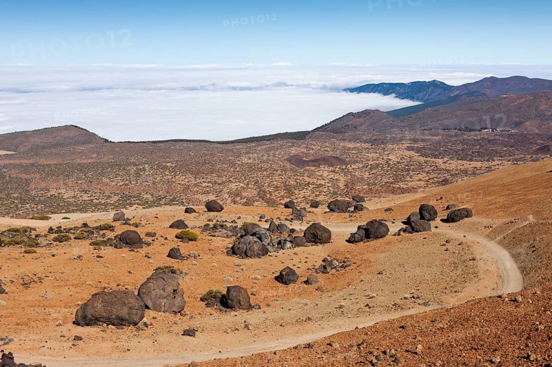 Teide eggs or lava balls in Teide National Park