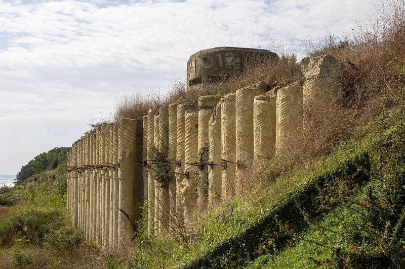 Military bunker on the beach of Obzor