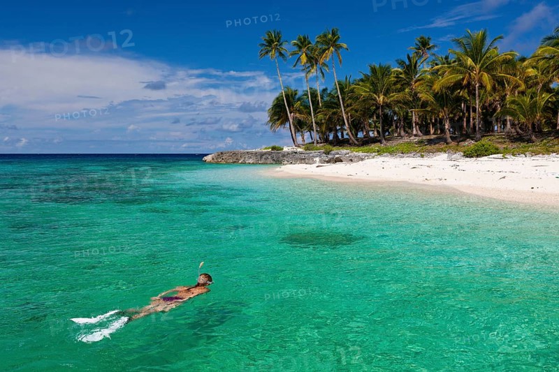 Snorkeling off Fadol Island