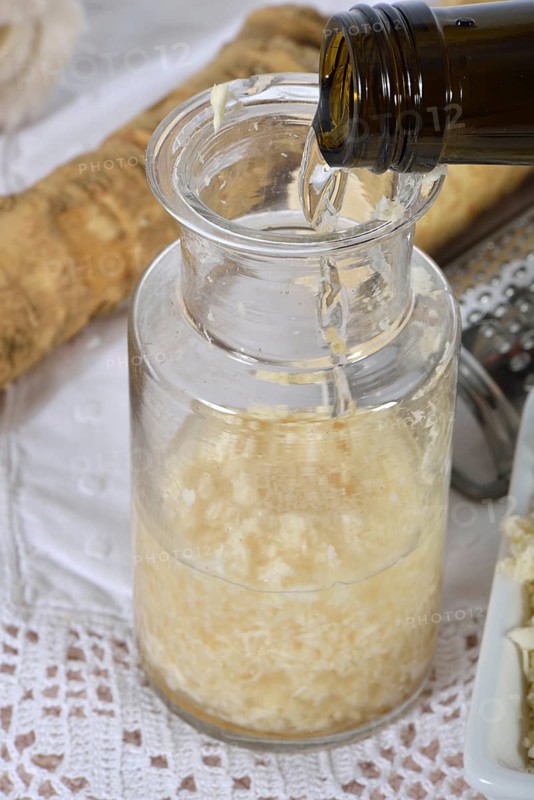 Production Horseradish wine