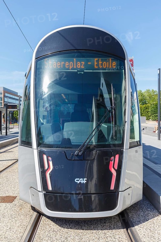 Tram Luxtram tramway tramway local traffic CAF vehicle