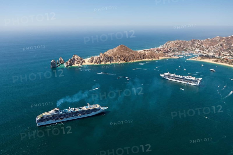 Cruise ship off Cabo San Lucas