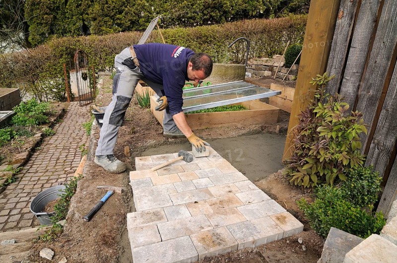 Pave a garden path