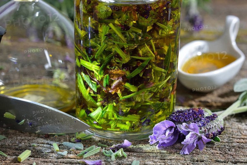 Production Lavender oil