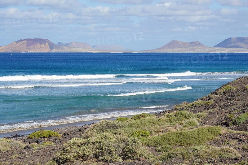 Beach at the cliffs of Famara