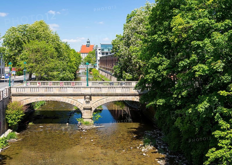 Beer bridge over the Chemnitz