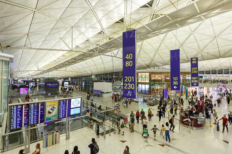 Hong Kong Chek Lap Kok Airport Terminal Hong Kong