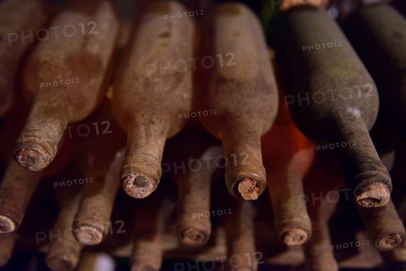 Old wine bottles