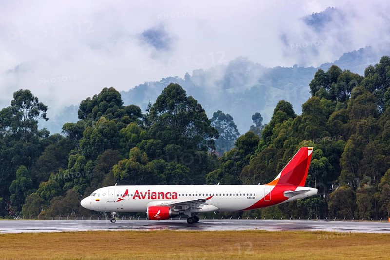 An Avianca Airbus A320 aircraft with registration N451AV at Medellin Rionegro Airport