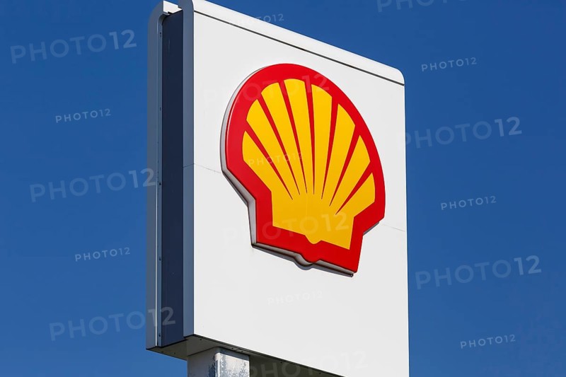 Shell logo symbol sign gas station petrol in Germany