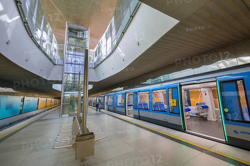 New subway at Garching-Forschungszentrum subway station