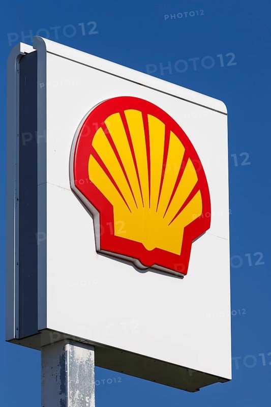 Shell logo symbol sign gas station petrol in Germany