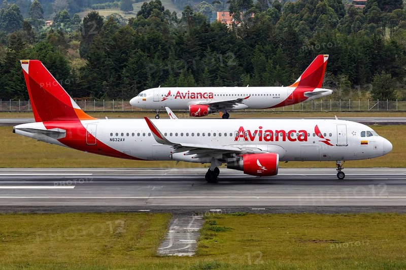 An Avianca Airbus A320 aircraft with registration N632AV at Medellin Rionegro Airport