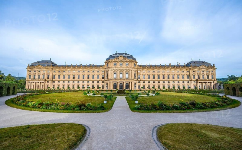 Court Garden with Residence Palace