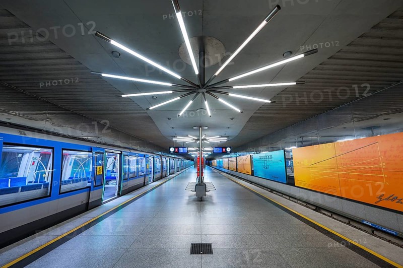 New subway at Garching-Forschungszentrum subway station
