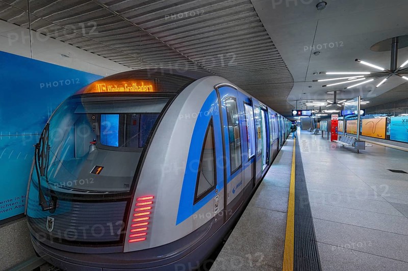 New subway at Garching-Forschungszentrum subway station